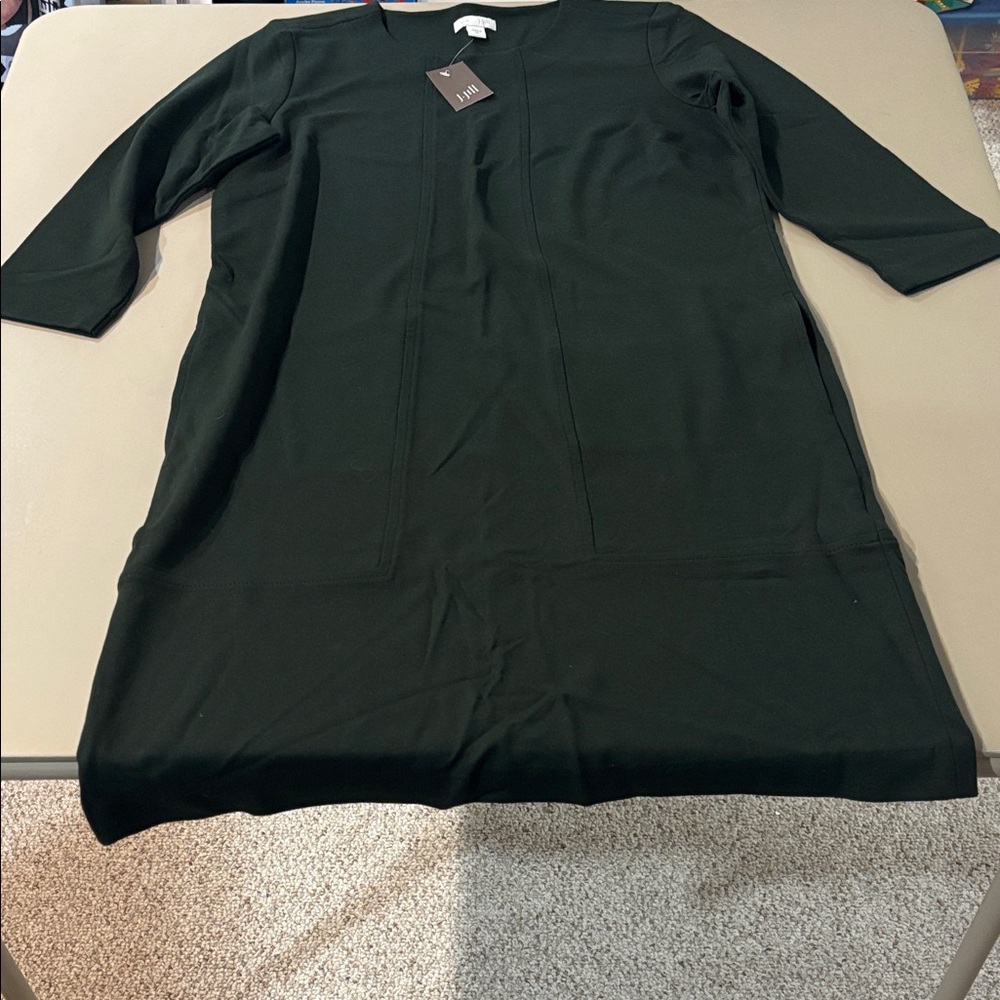 J. Jill Hunter Green Dress NWT Size XS
